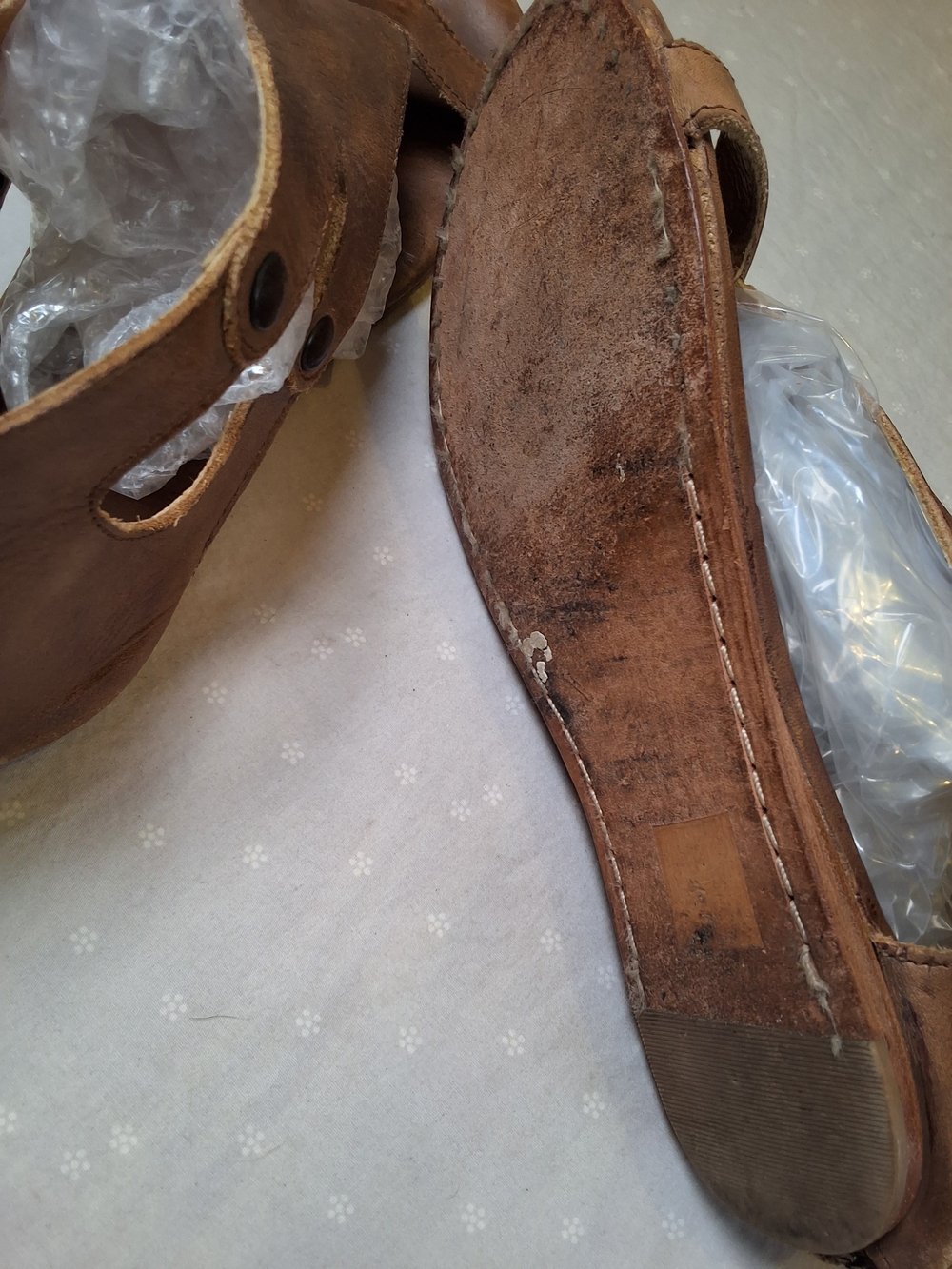 Bed Stu Brown Leather High-Top Gladiator Sandals - Picture 4 of 8